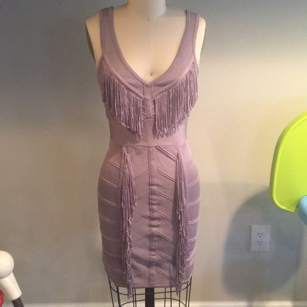 Kardashians for Bebe small lavender bandage dress